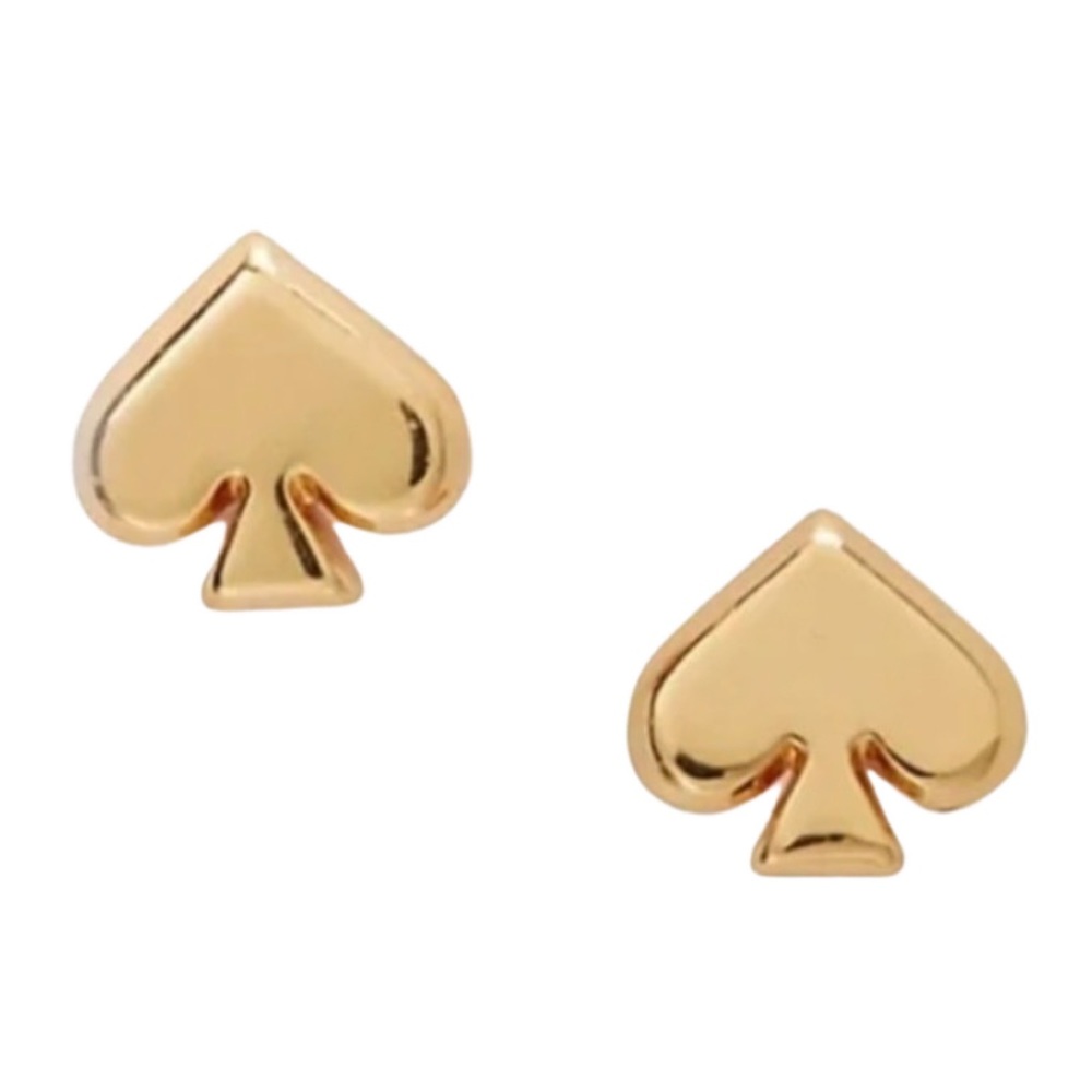 KATE SPADE • Gold Everyday Spade Minimalist Earrings